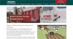 Desktop Screenshot of matenaerplumbing.com